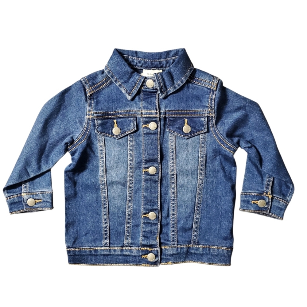 First Impressions Kids Snap Button Jean Jacket - Size 12 Months